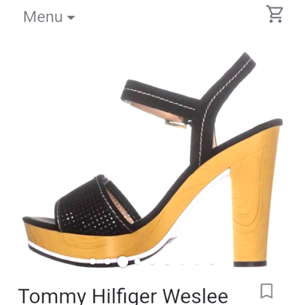 Tommy Hilfiger platform sandals. Size 8.5